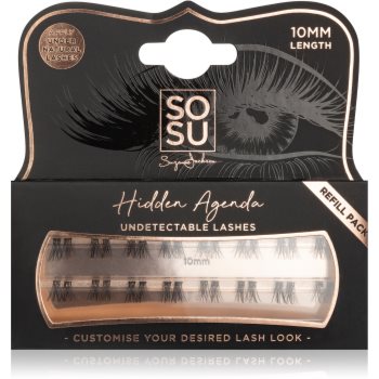 SOSU Cosmetics Hidden Agenda Undetectable Lashes pachet cu gene fără noduri autoadezive - imagine 2